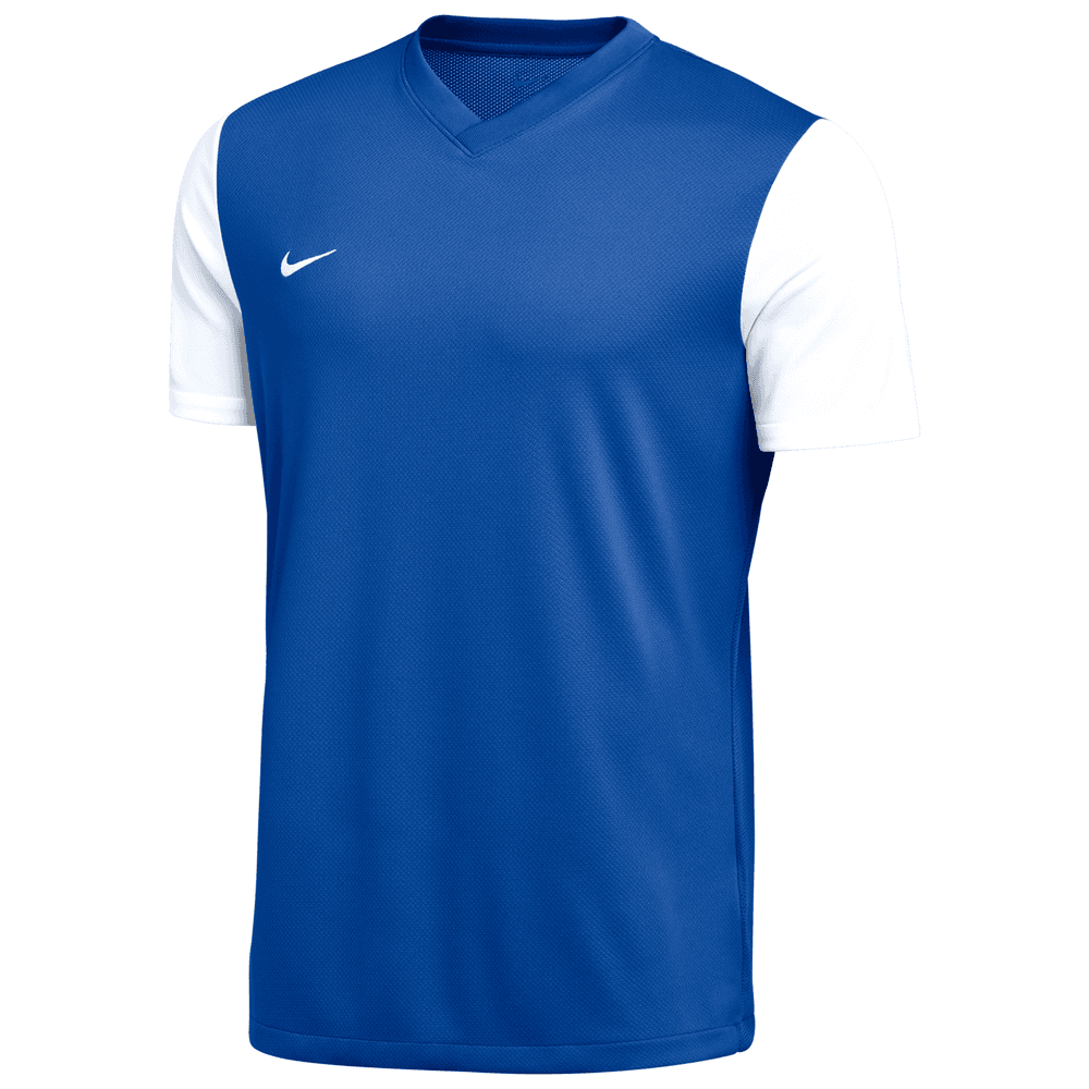 Nike Dri-Fit Short Sleeve Tiempo Premier II Jersey-Game Royal/White