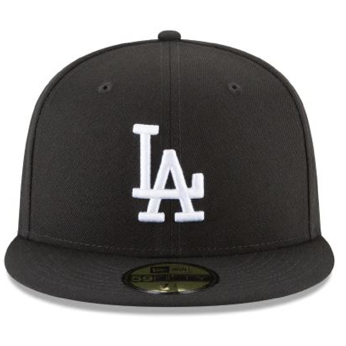 Los Angeles Dodgers NEW ERA BASIC COLLECTION FITTED 59FIFTY-BLACK AND WHITE