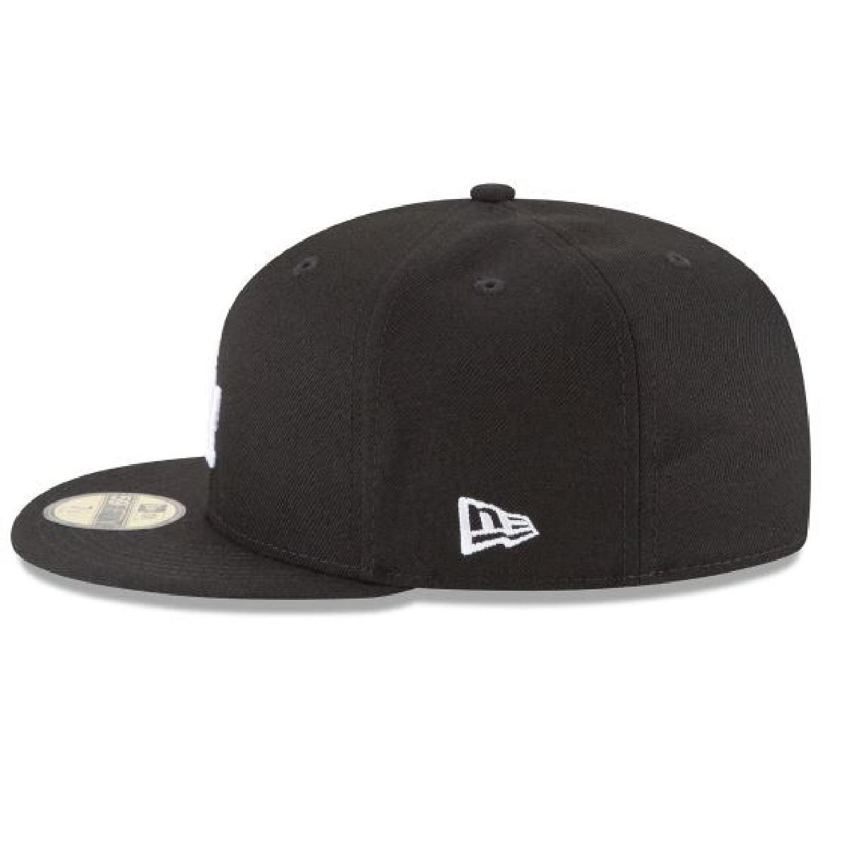 Los Angeles Dodgers NEW ERA BASIC COLLECTION FITTED 59FIFTY-BLACK AND WHITE
