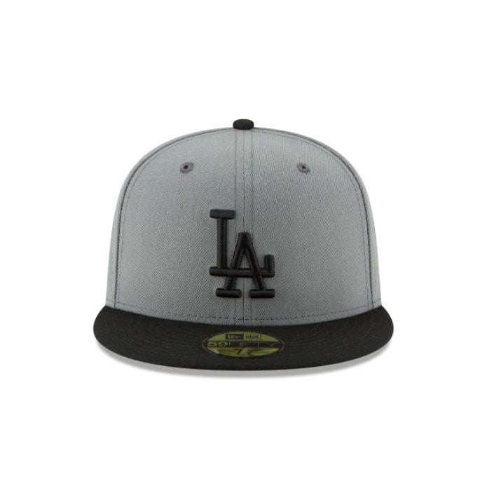 LOS ANGELES DODGER BASIC COLLECTION 59FIFTY -GREY/BLACK