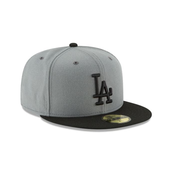 LOS ANGELES DODGER BASIC COLLECTION 59FIFTY -GREY/BLACK