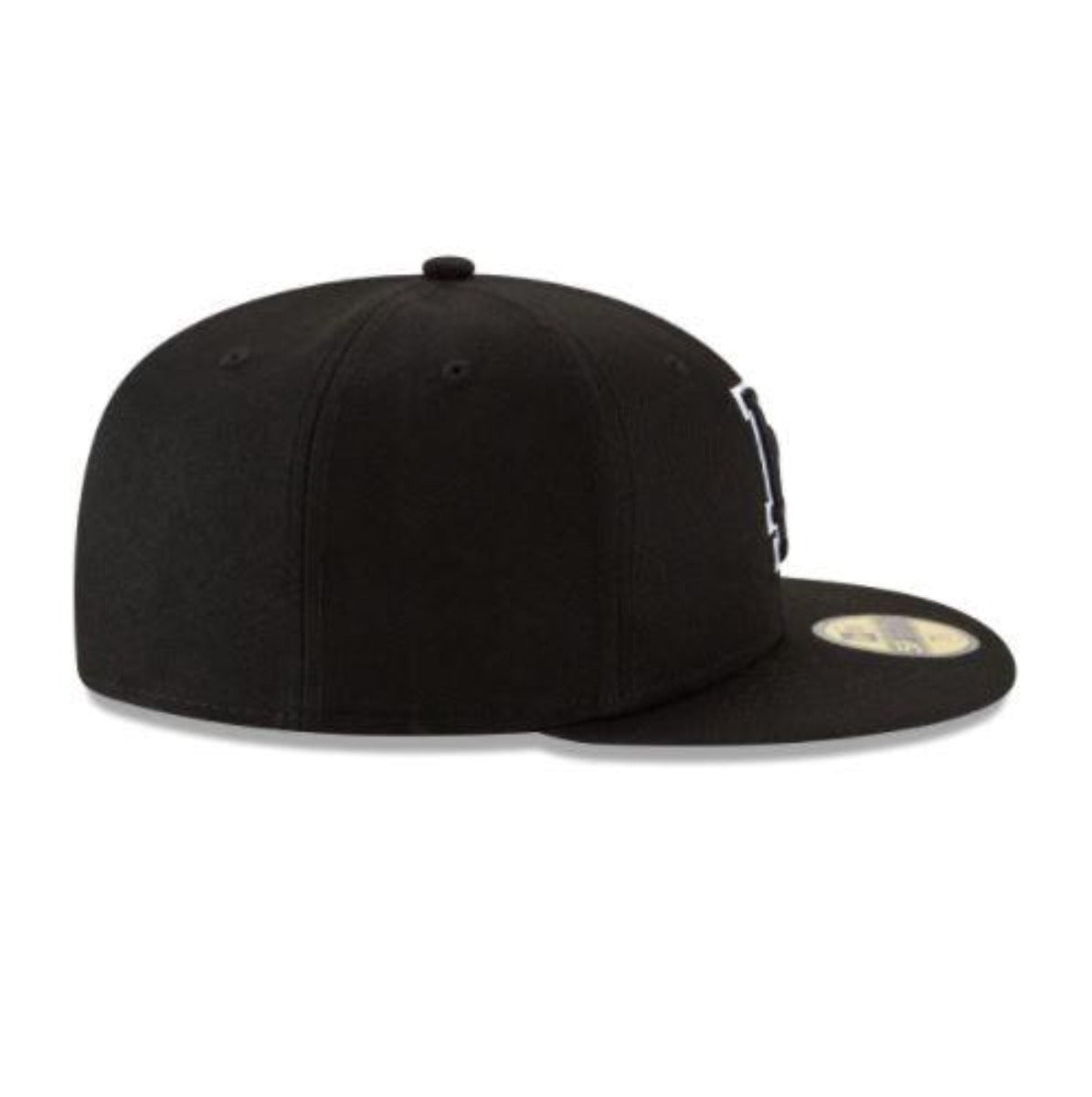 Los Angeles Dodgers NEW ERA BASIC COLLECTION BLACK OUTLINE FITTED 59FIFTY-BLACK AND WHITE
