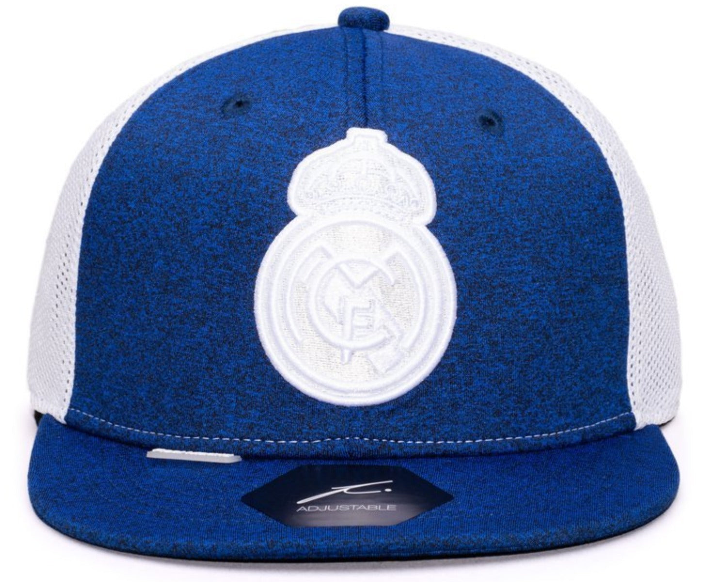 FI COLLECTION REAL MADRID DRIBBLING SNAPBACK HAT-NAVY/WHITE