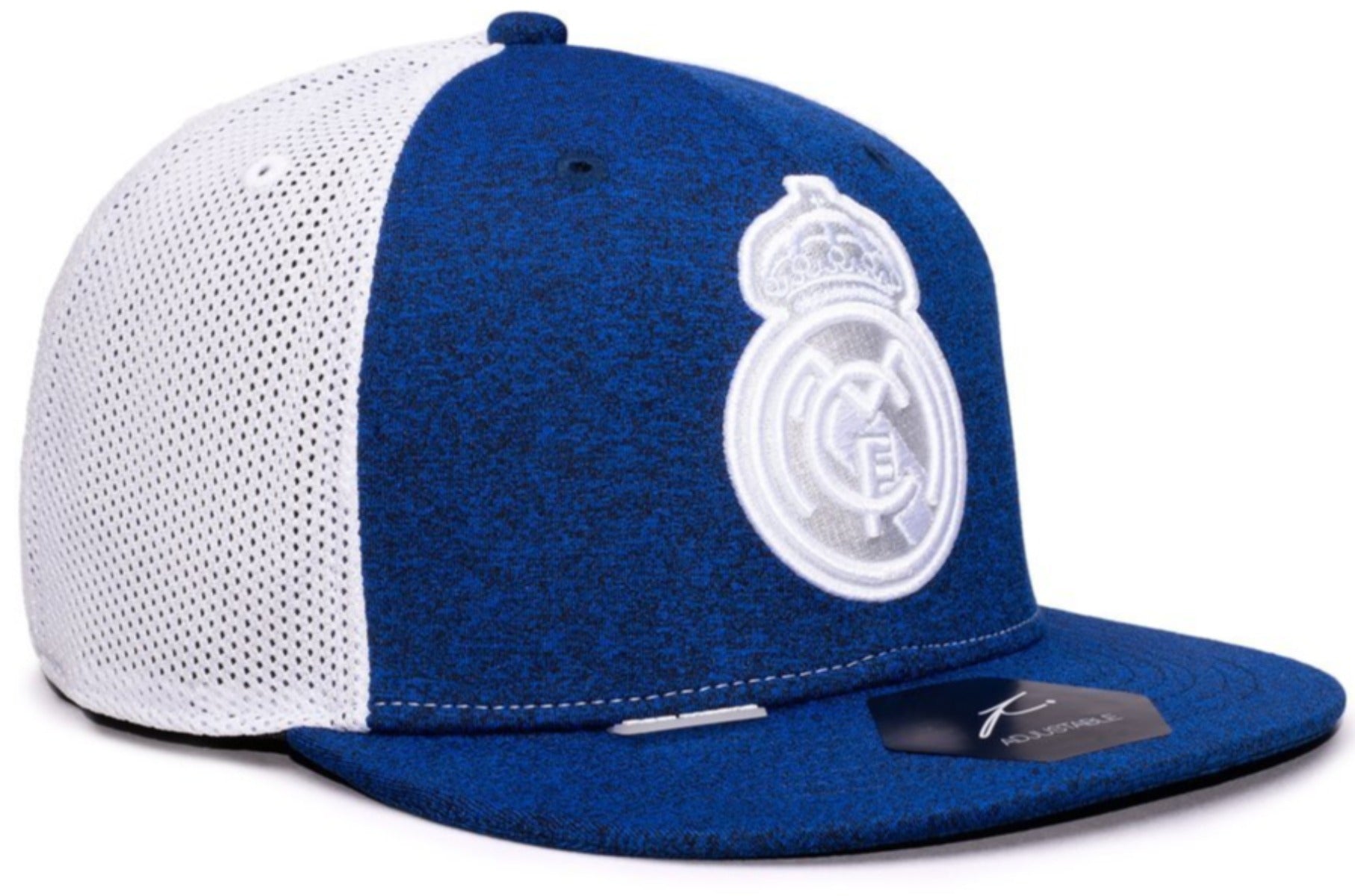 FI COLLECTION REAL MADRID DRIBBLING SNAPBACK HAT-NAVY/WHITE
