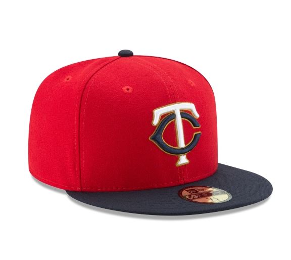 MINNESOTA TWINS ALTERNATE 2 COLLECTION 59FIFTY FITTED-ON-FIELD COLLECTION-RED
