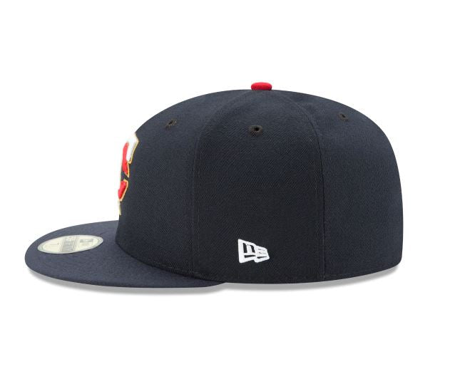 MINNESOTA TWINS HOME ALTERNATE COLLECTION 59FIFTY FITTED-ON-FIELD COLLECTION-NAVY