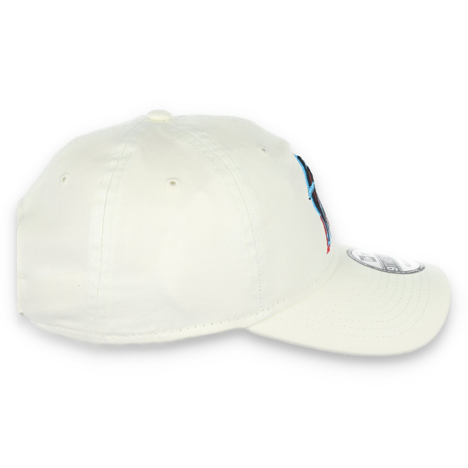 New Era Miami Marlins Core Classic 2.0 9Twenty Adjustable Hat-Ivory