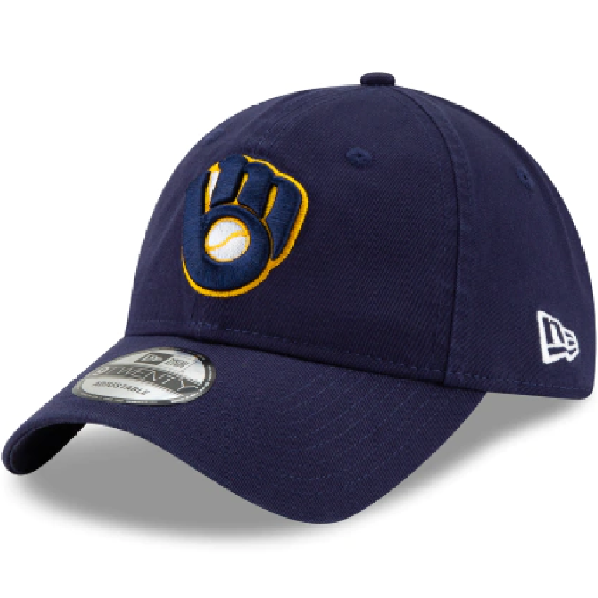 Milwaukee Brewers New Era Core Classic ALT2 19 9TWENTY Adjustable Hat-navy