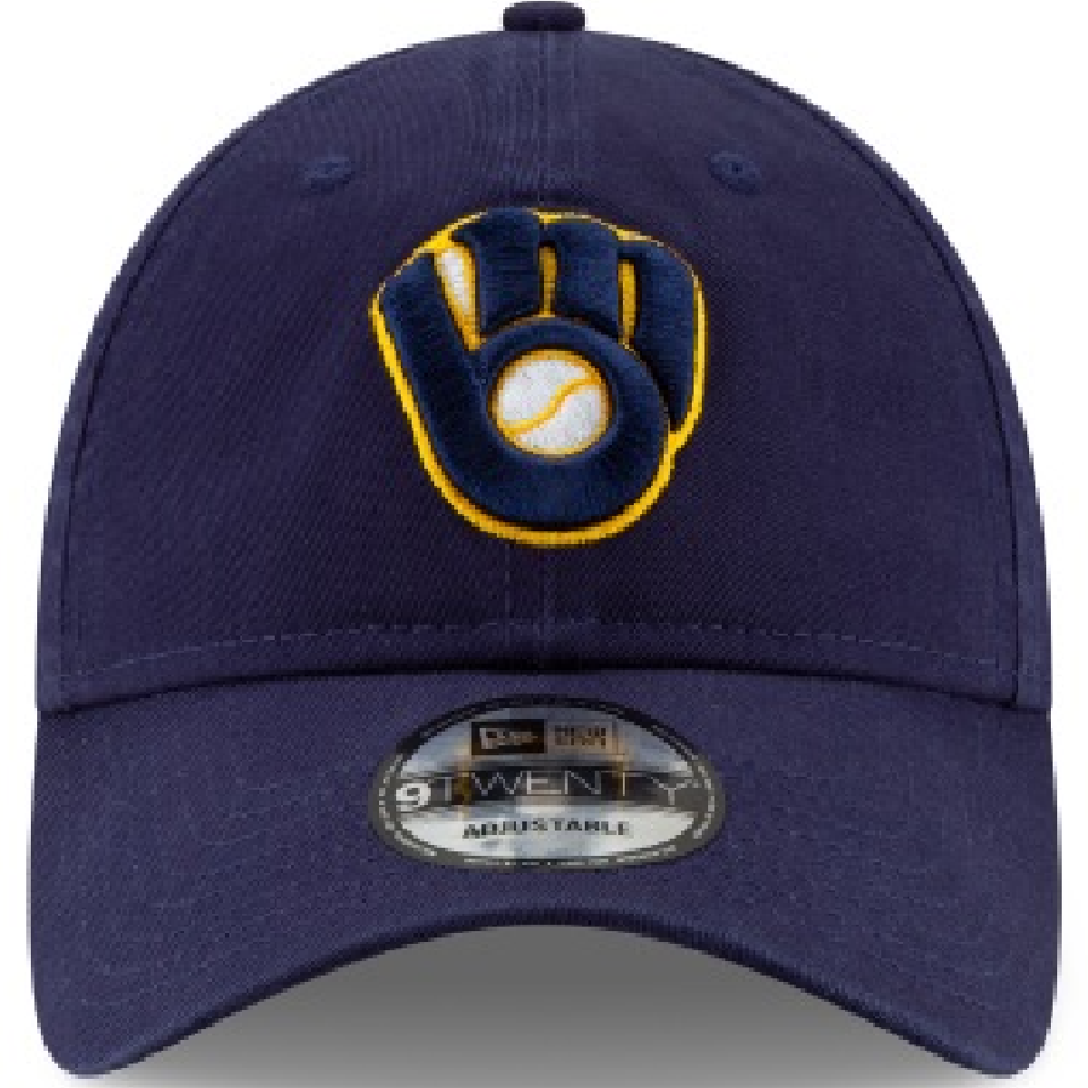 Milwaukee Brewers New Era Core Classic ALT2 19 9TWENTY Adjustable Hat-navy