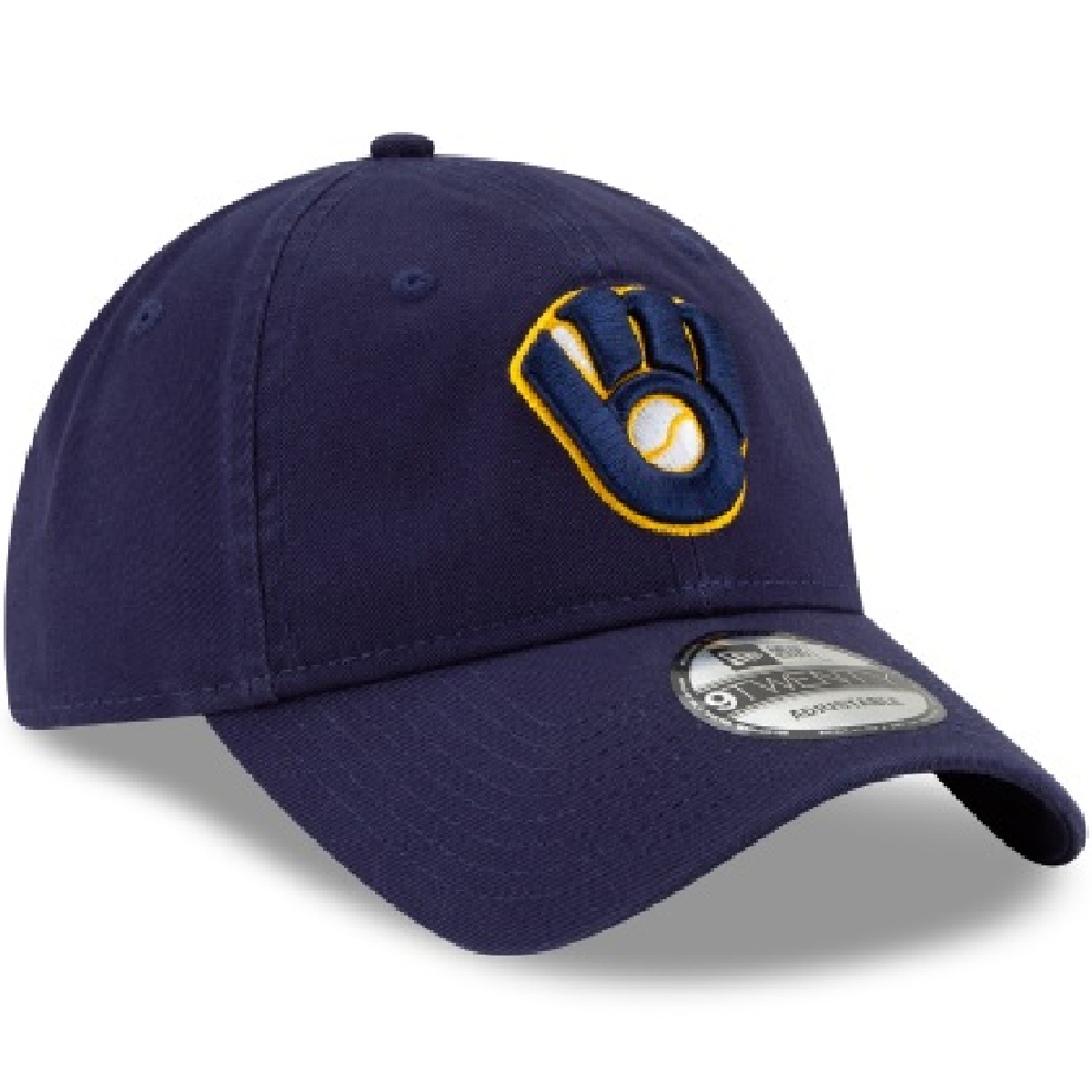 Milwaukee Brewers New Era Core Classic ALT2 19 9TWENTY Adjustable Hat-navy