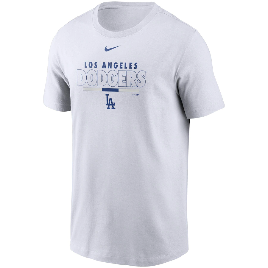 Nike Los Angeles Dodgers Color Bar T-Shirt-White