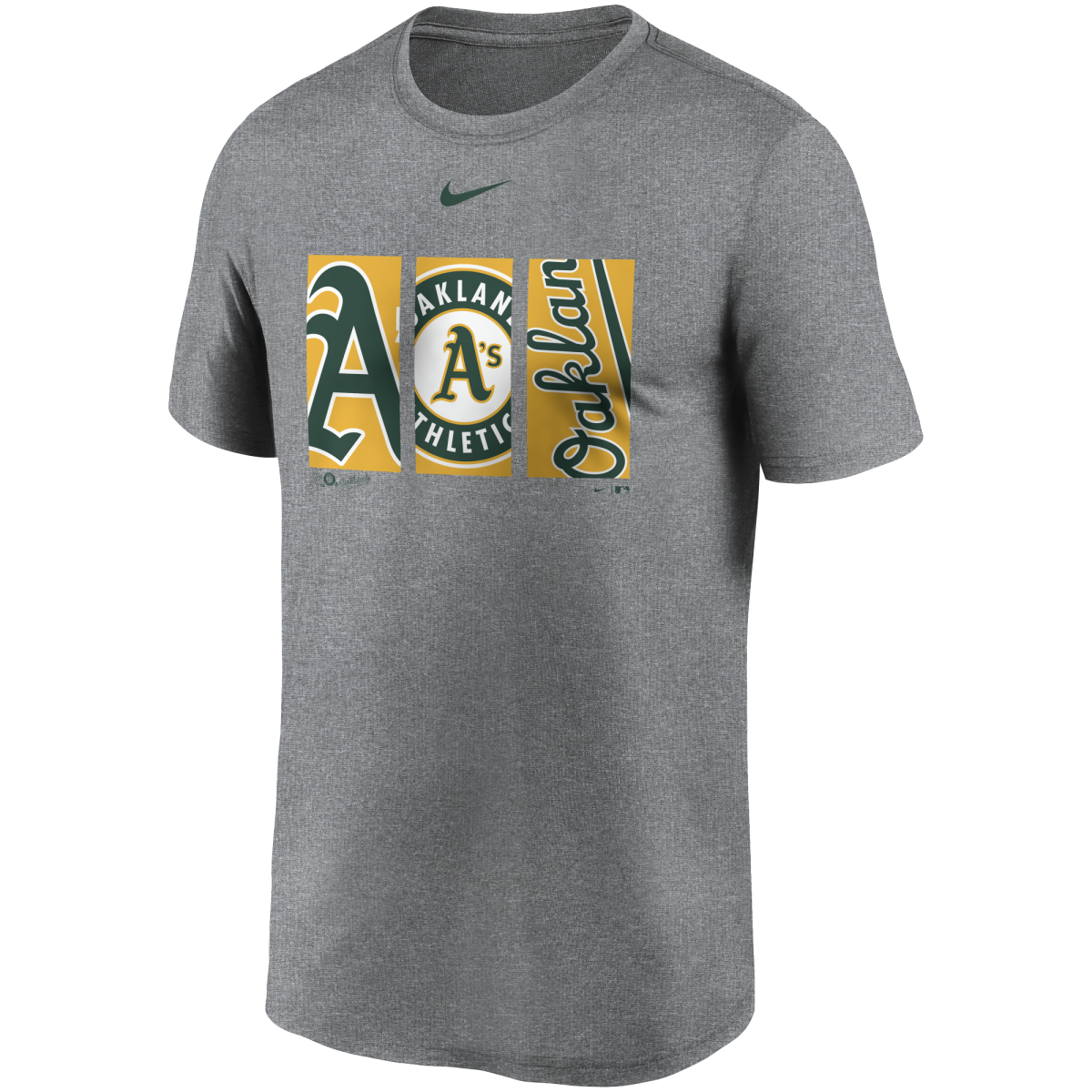 NIKE TRYPITCH LOGO LEGEND T-SHIRT OAKLAND ATHLETICS