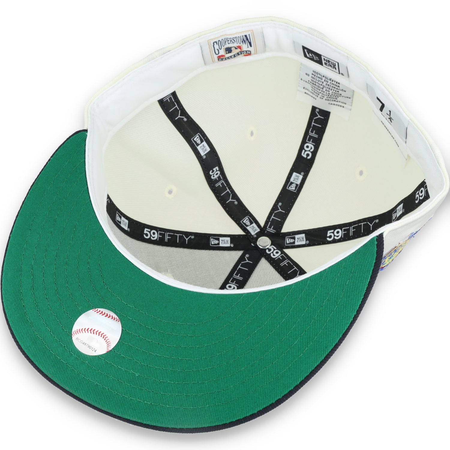 New Era New York Yankees 1996 World Series Patch 59FIFTY Fitted Ivory Hat