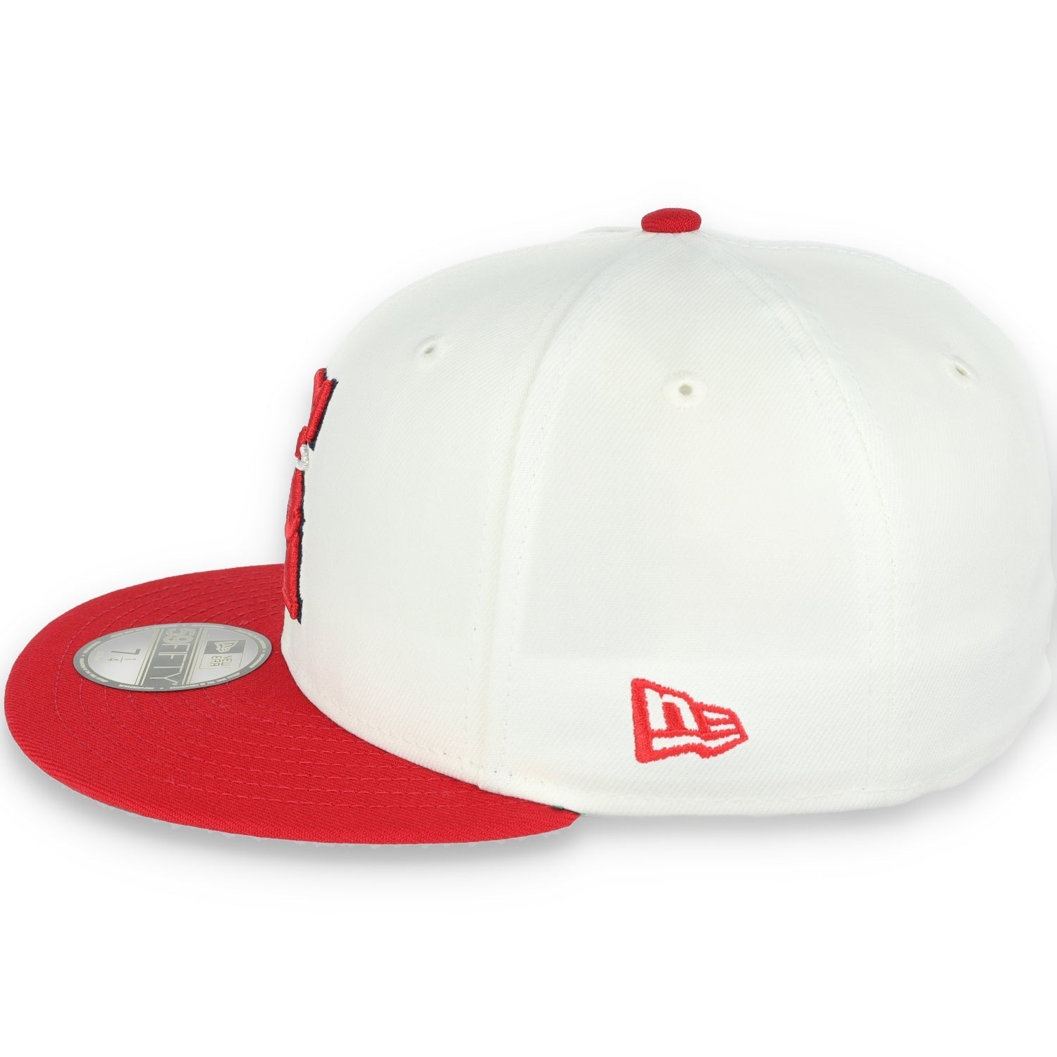 New Era California Angeles 35th Anniversary Patch 59FIFTY Fitted Ivory Hat