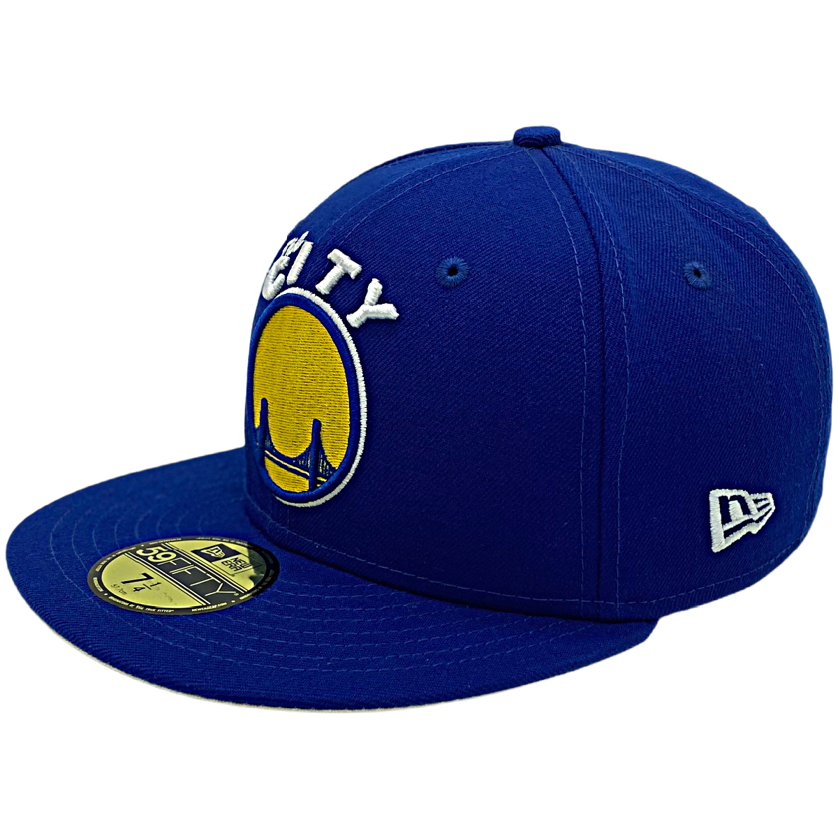 GOLDEN STATE WARRIORS THE CITY NEW ERA 59FIFTY HAT-ROYAL BLUE NVSOCCER.COM THE COLISEUM