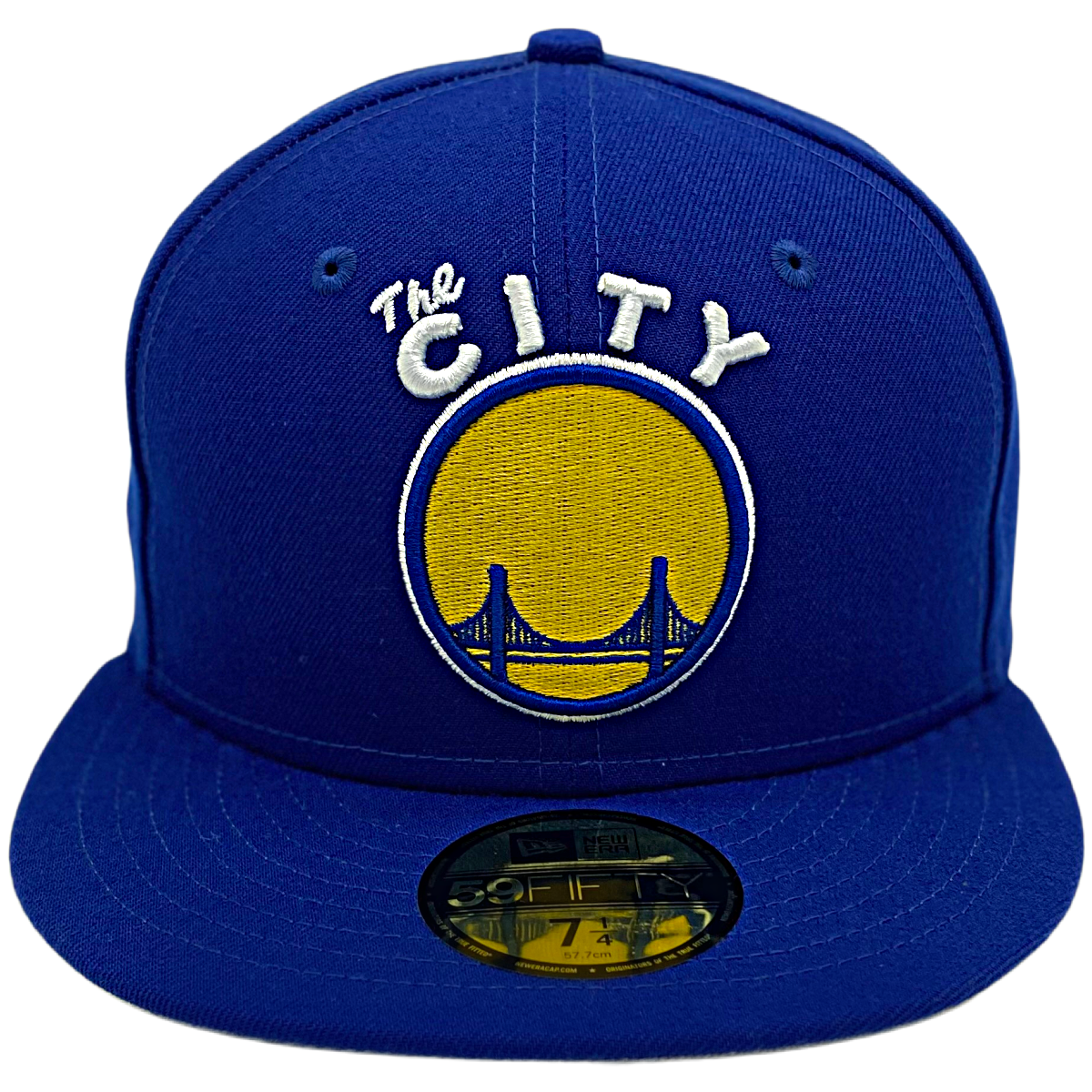 GOLDEN STATE WARRIORS THE CITY NEW ERA 59FIFTY HAT-ROYAL BLUE NVSOCCER.COM THE COLISEUM