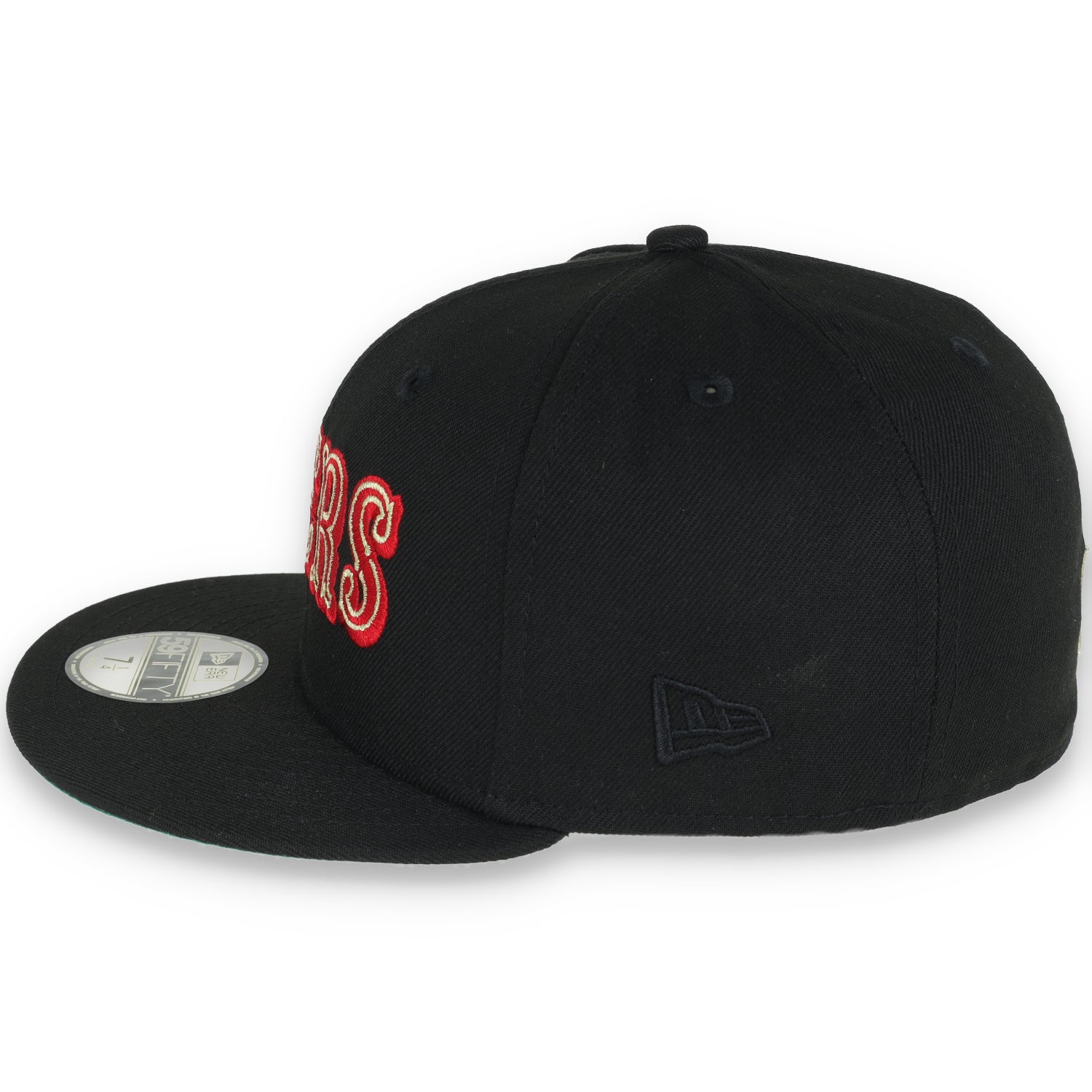 NEW ERA SAN FRANCISCO 49ERS 40TH ANNIVERSARY SIDE PATCH SCRIPT 59FIFTY FITTED HAT