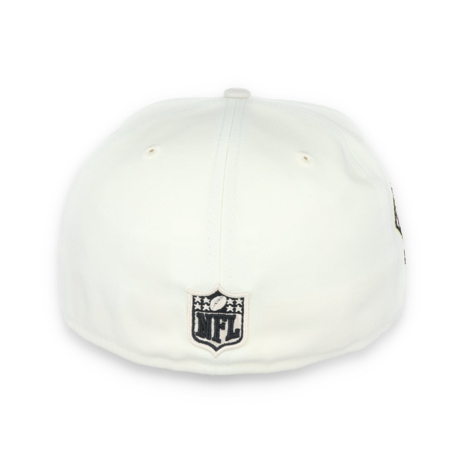 NEW ERA SAN FRANCISCO 49ERS 75TH ANNIVERSARY SIDE PATCH SCRIPT 59FIFTY FITTED HAT-CHROME