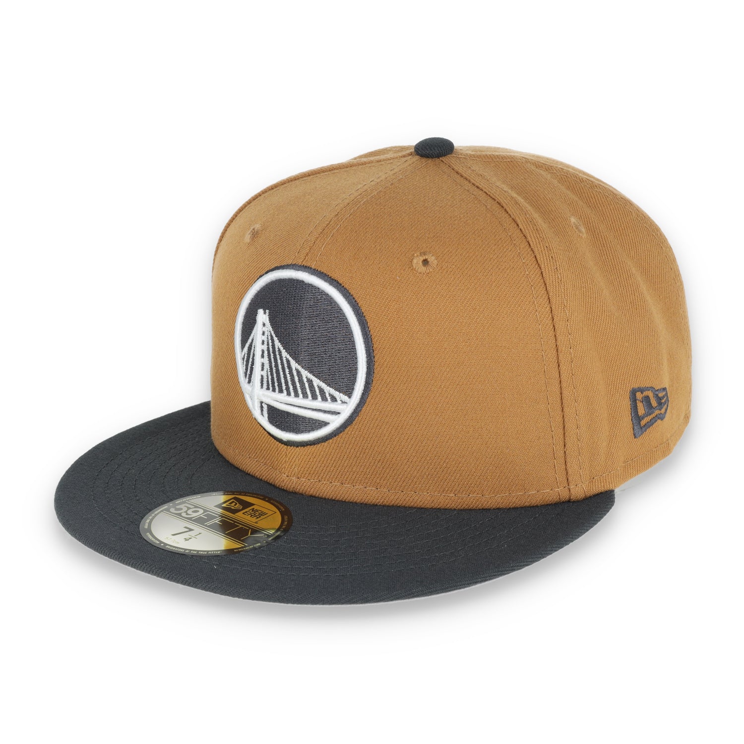 NEW ERA GOLDEN STATE WARRIORS COLOR PACK 2TONE 59FIFTY FITTED HAT- TAN/GREY