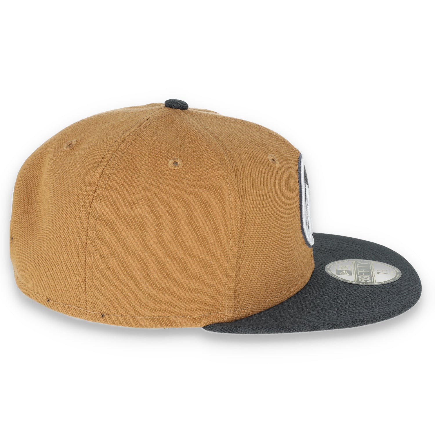 NEW ERA GOLDEN STATE WARRIORS COLOR PACK 2TONE 59FIFTY FITTED HAT- TAN/GREY