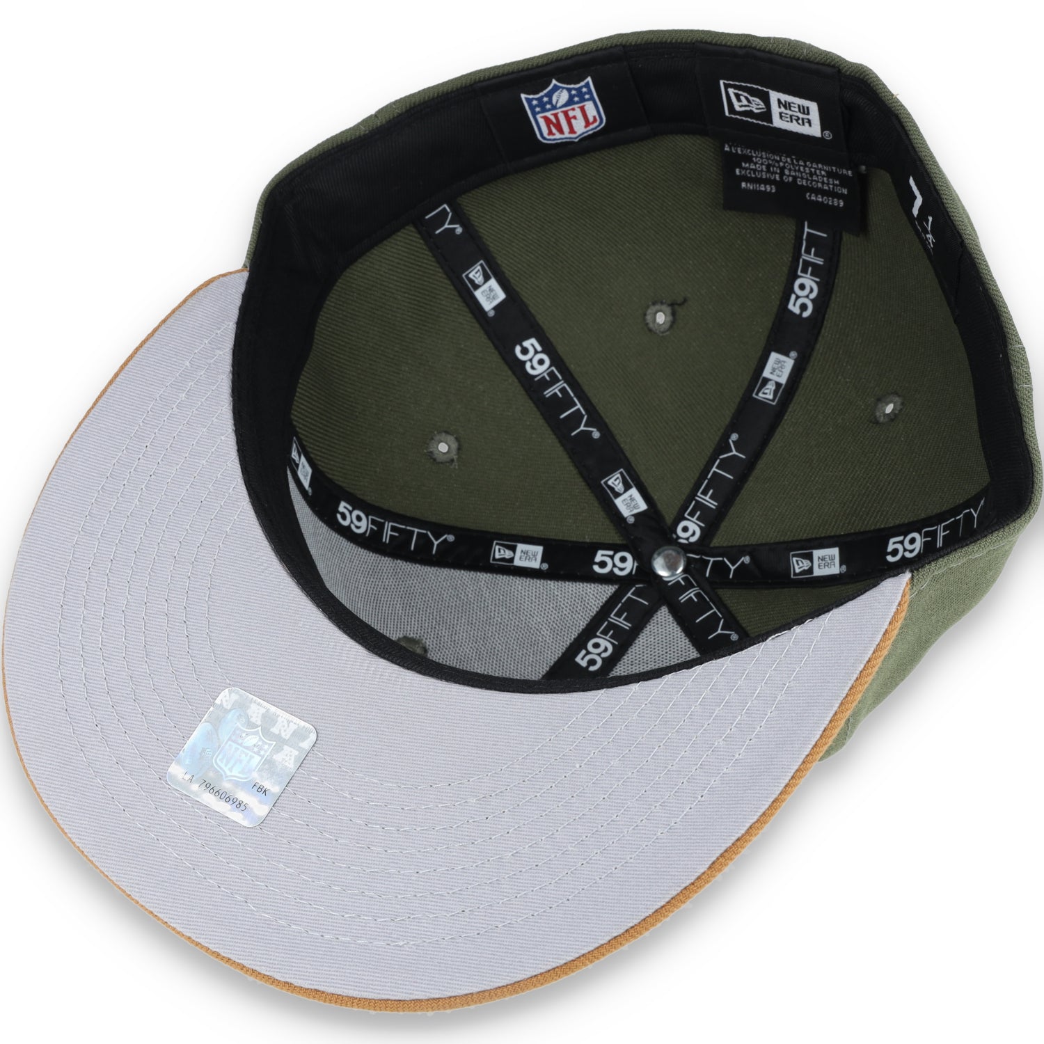 NEW ERA LAS VEGAS RAIDERS 59FIFTY COLOR PACK-OLIVE/TAN