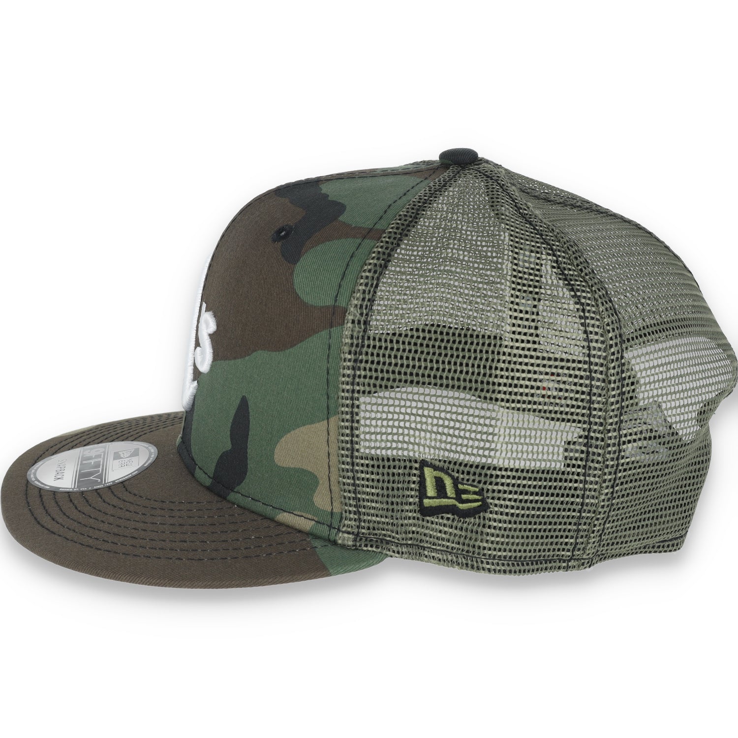 NEW ERA OAKLAND ATHLETICS CLASSIC TRUCKER SNAPBACK 9FIFTY-CAMO