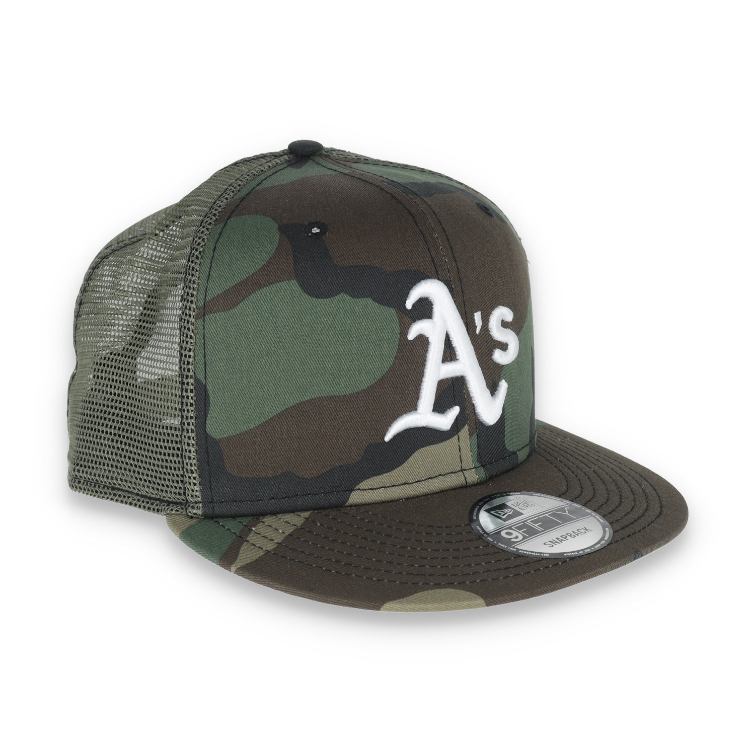 NEW ERA OAKLAND ATHLETICS CLASSIC TRUCKER SNAPBACK 9FIFTY-CAMO