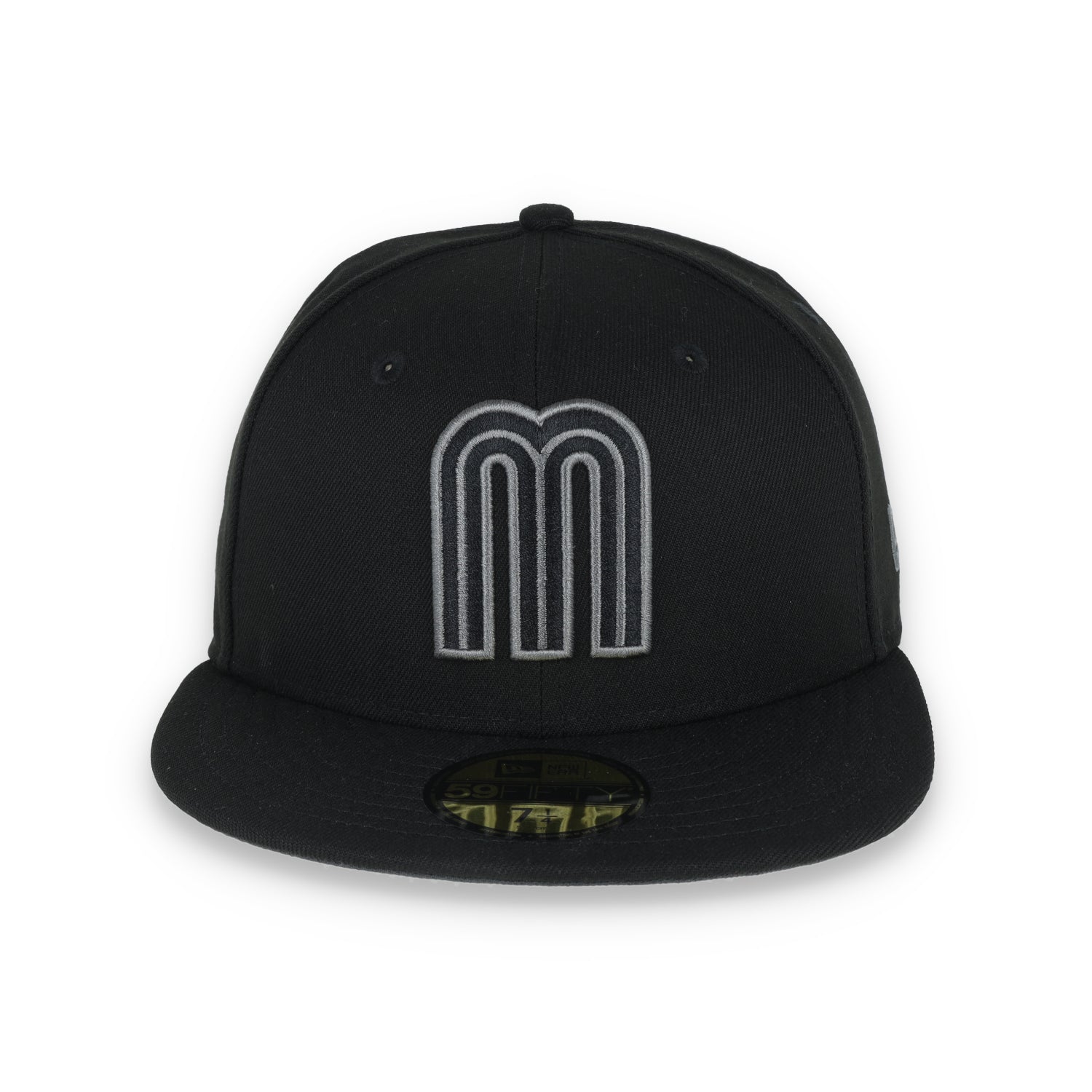 NEW ERA OFFICIAL MEXICO 59FIFTY FITTED HAT-GREY/BLACK