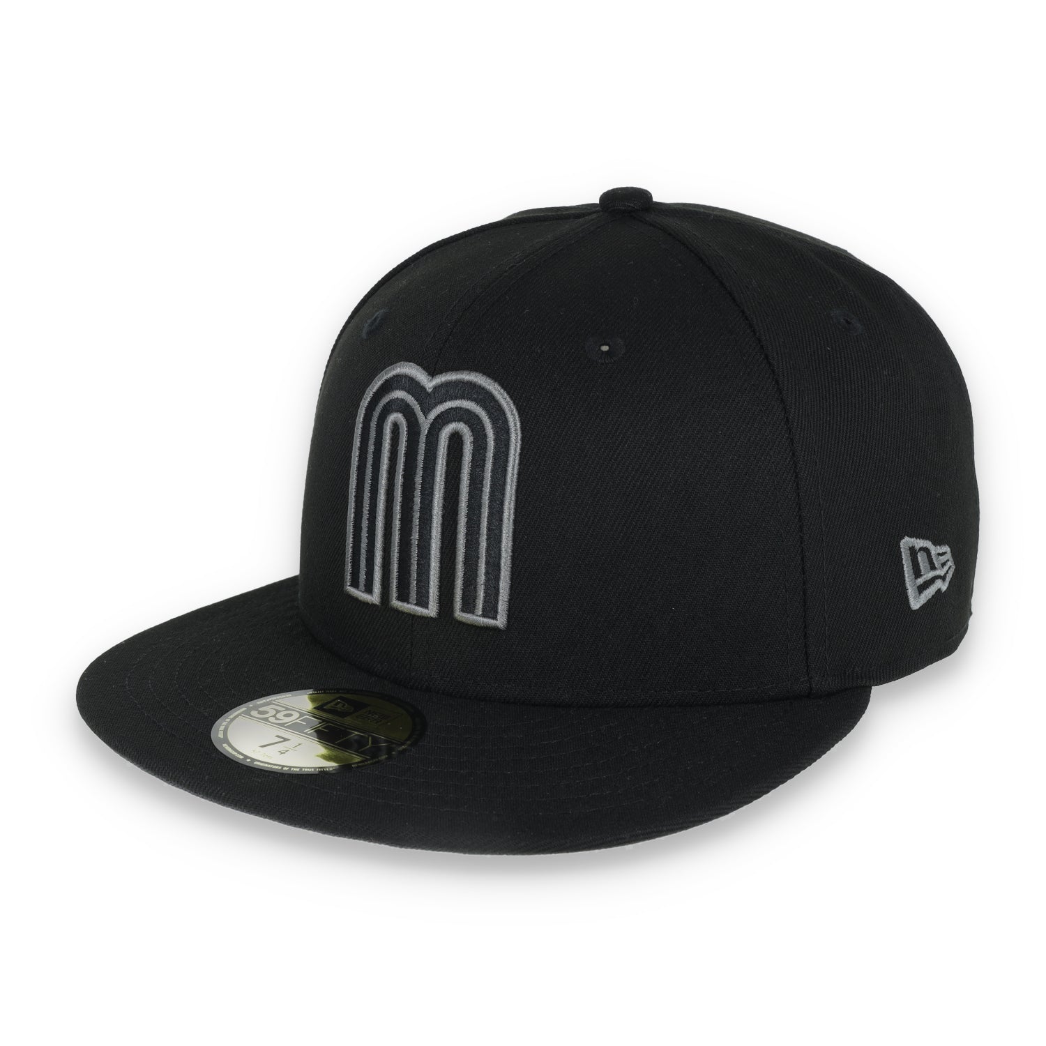 NEW ERA OFFICIAL MEXICO 59FIFTY FITTED HAT-GREY/BLACK
