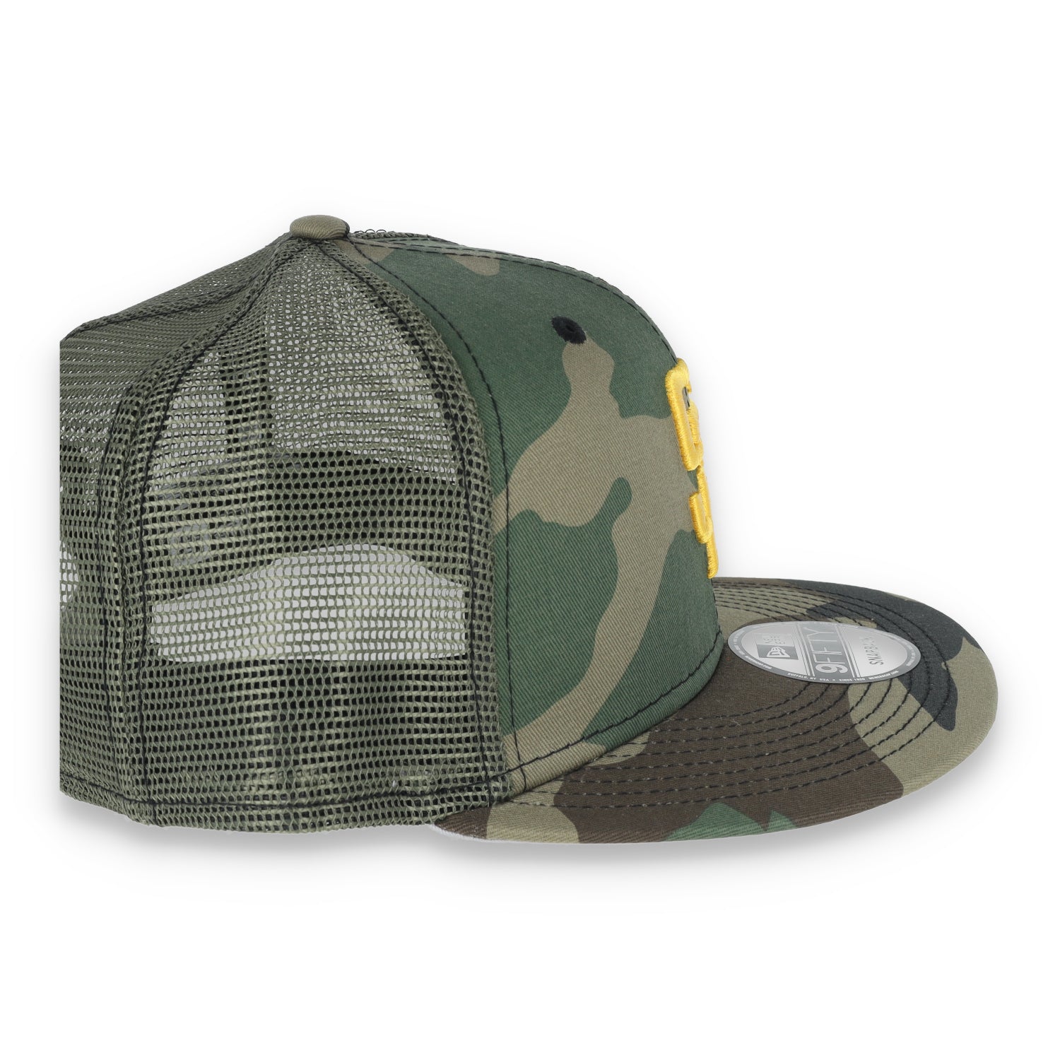 NEW ERA SAN DIEGO PADRES CLASSIC TRUCKER 9FIFTY ADJUSTABLE SNAPBACK-CAMO