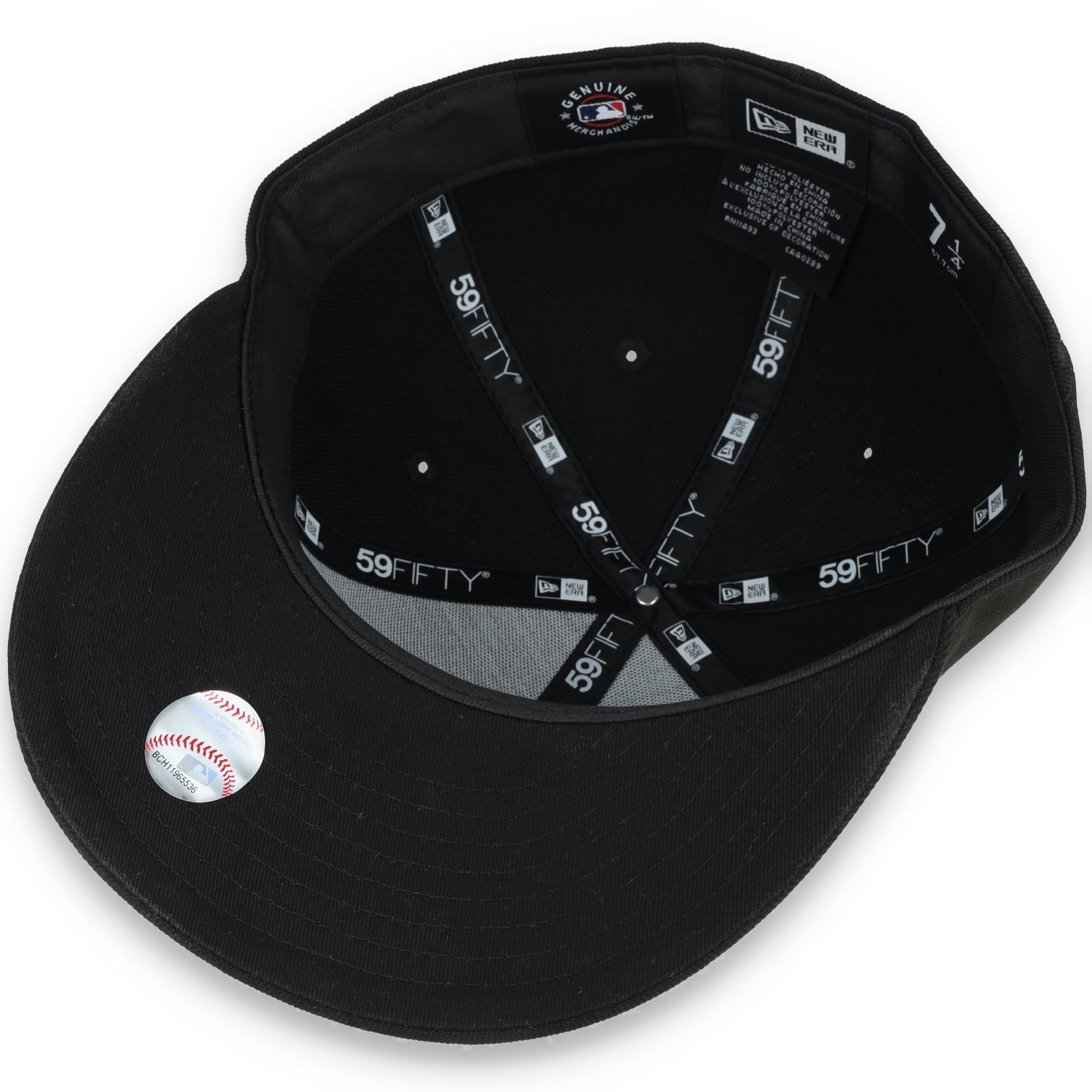 NEW ERA SAN FRANCISCO GIANTS SUGAR SKULL 59FIFTY FITTED HAT-BLACK/WHITE