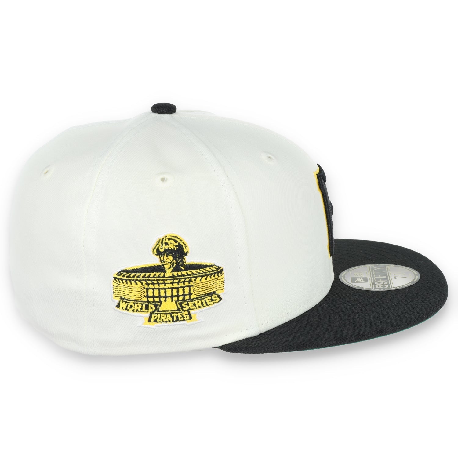 New Era Pittsburg Pirates 1971 World Series Patch 59FIFTY Fitted Ivory Hat