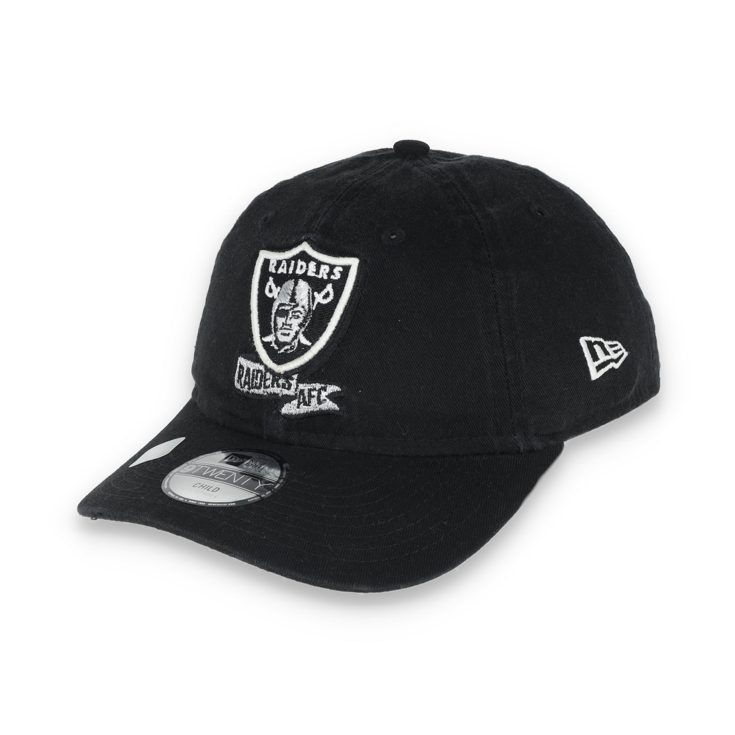 NEW ERA YOUTH LAS VEGAS RAIDERS ON-FIELD 9TWENTY ADJUSTABLE HAT