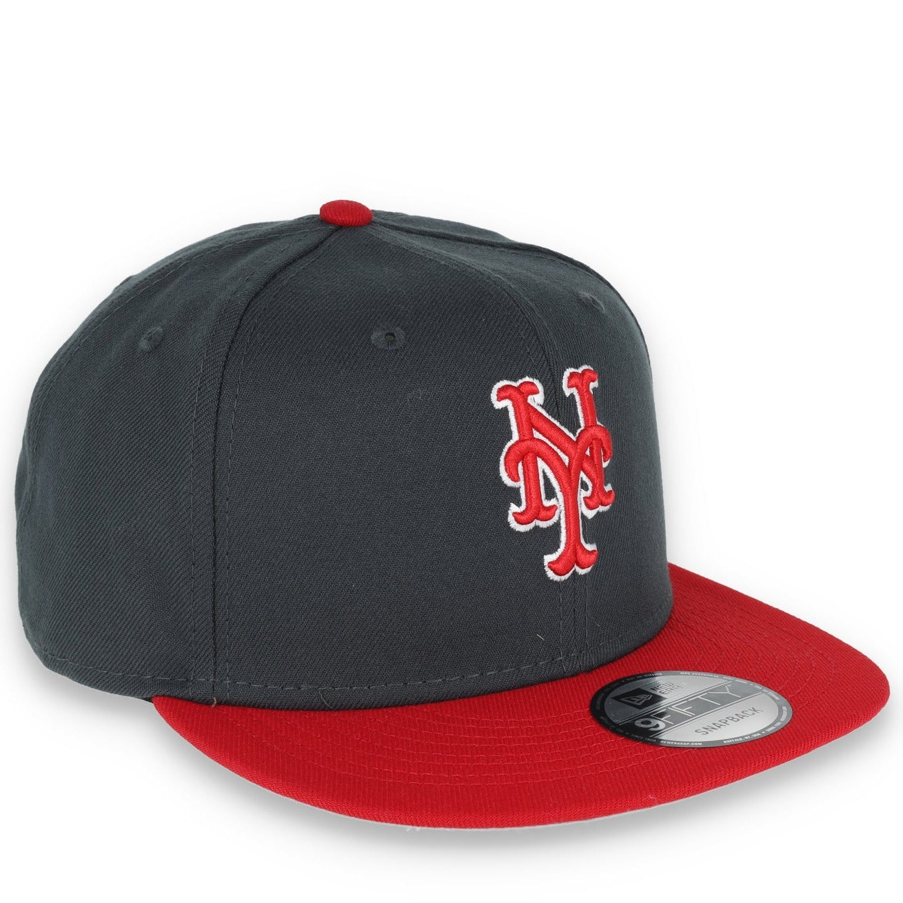 New Era New York Mets 2-Tone Color Pack 9FIFTY Snapback Hat- Grey/Scarlet
