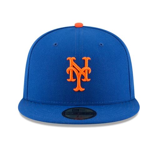 NEW YORK METS HOME AUTHENTIC COLLECTION 59FIFTY FITTED-ON-FIELD COLLECTION-BLUE