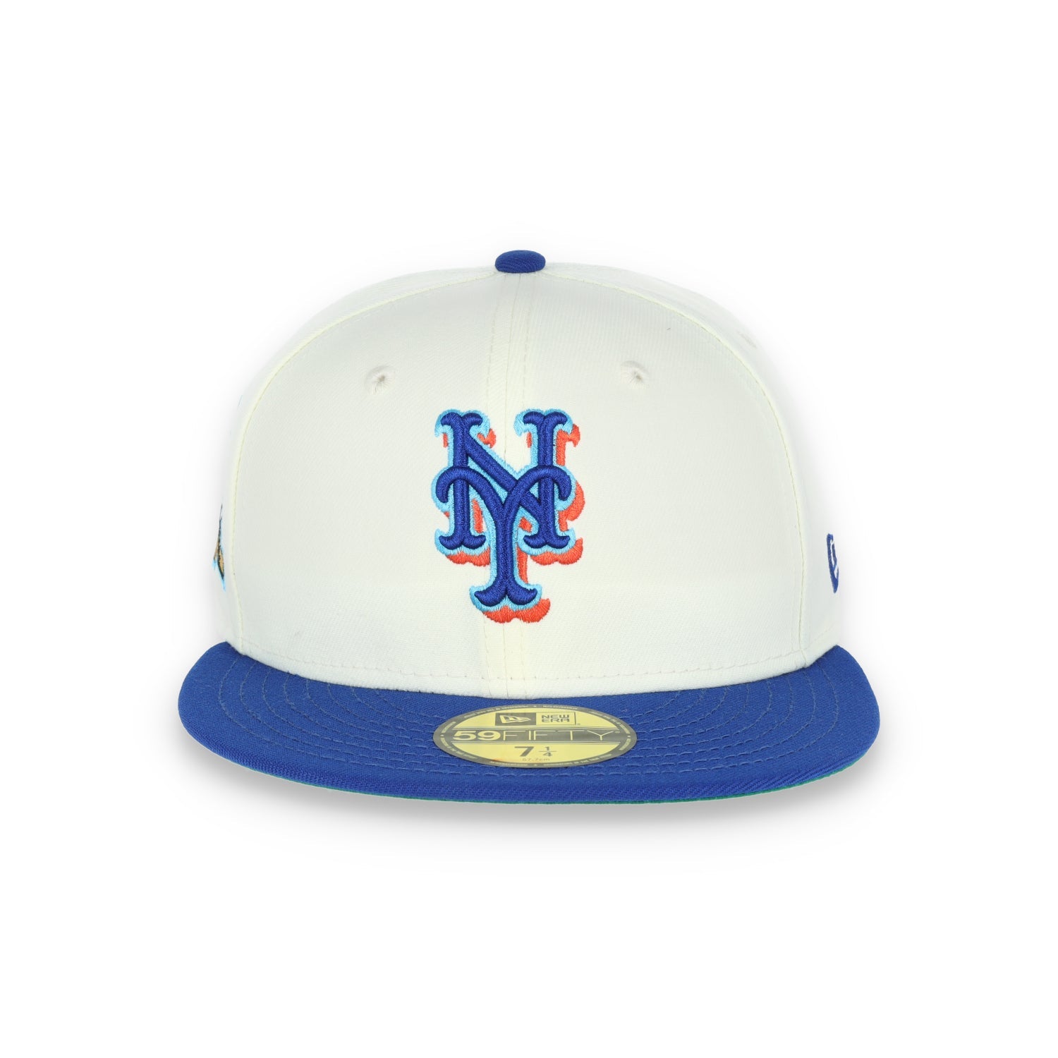 New Era New York Mets 40th Anniversary Patch 59FIFTY Fitted Ivory Hat