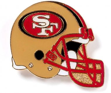 SAN FRANCISCO 49ERS HELMET PIN