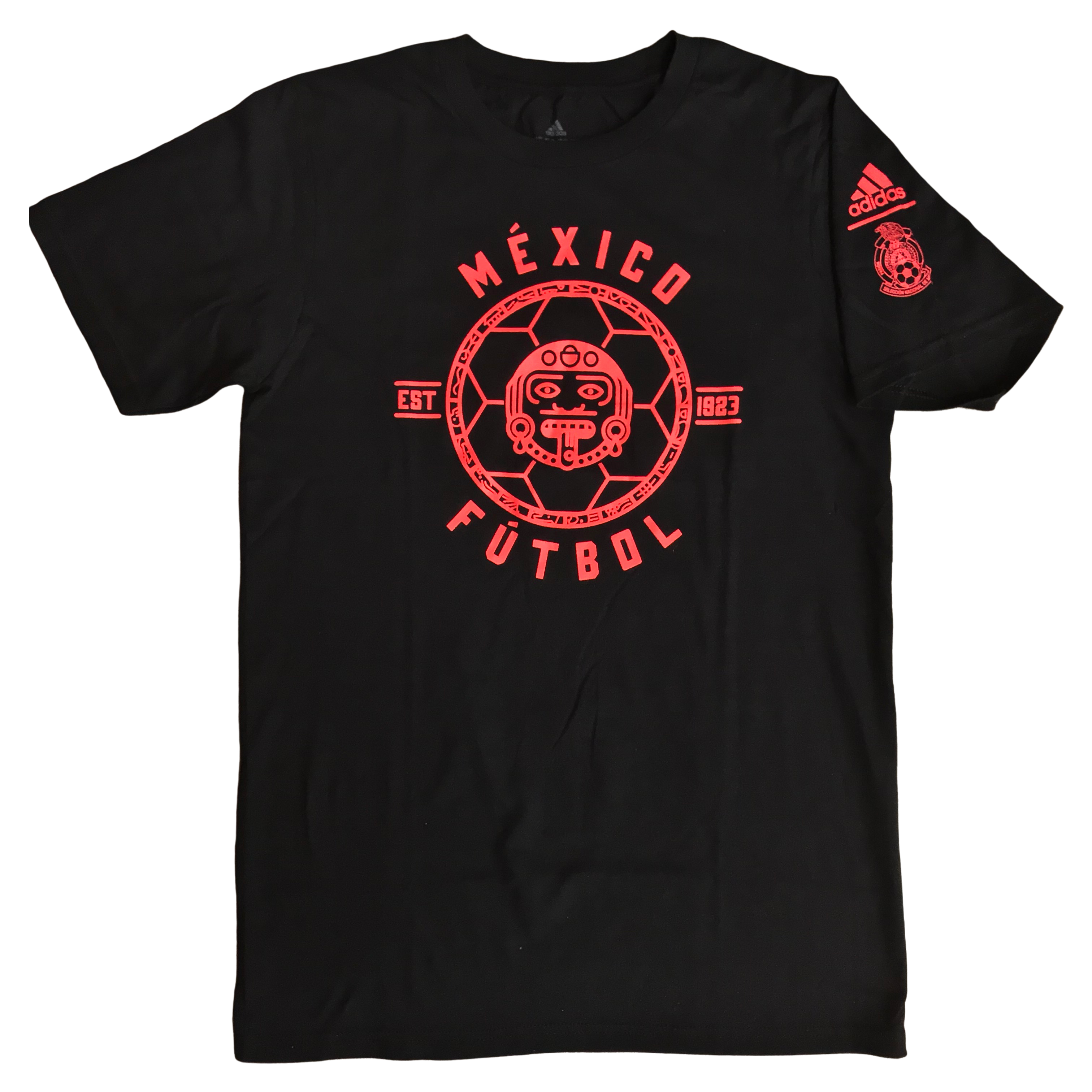 ADIDAS MEXICO LINEAR ICON EST. T-SHIRT-BLACK/RED