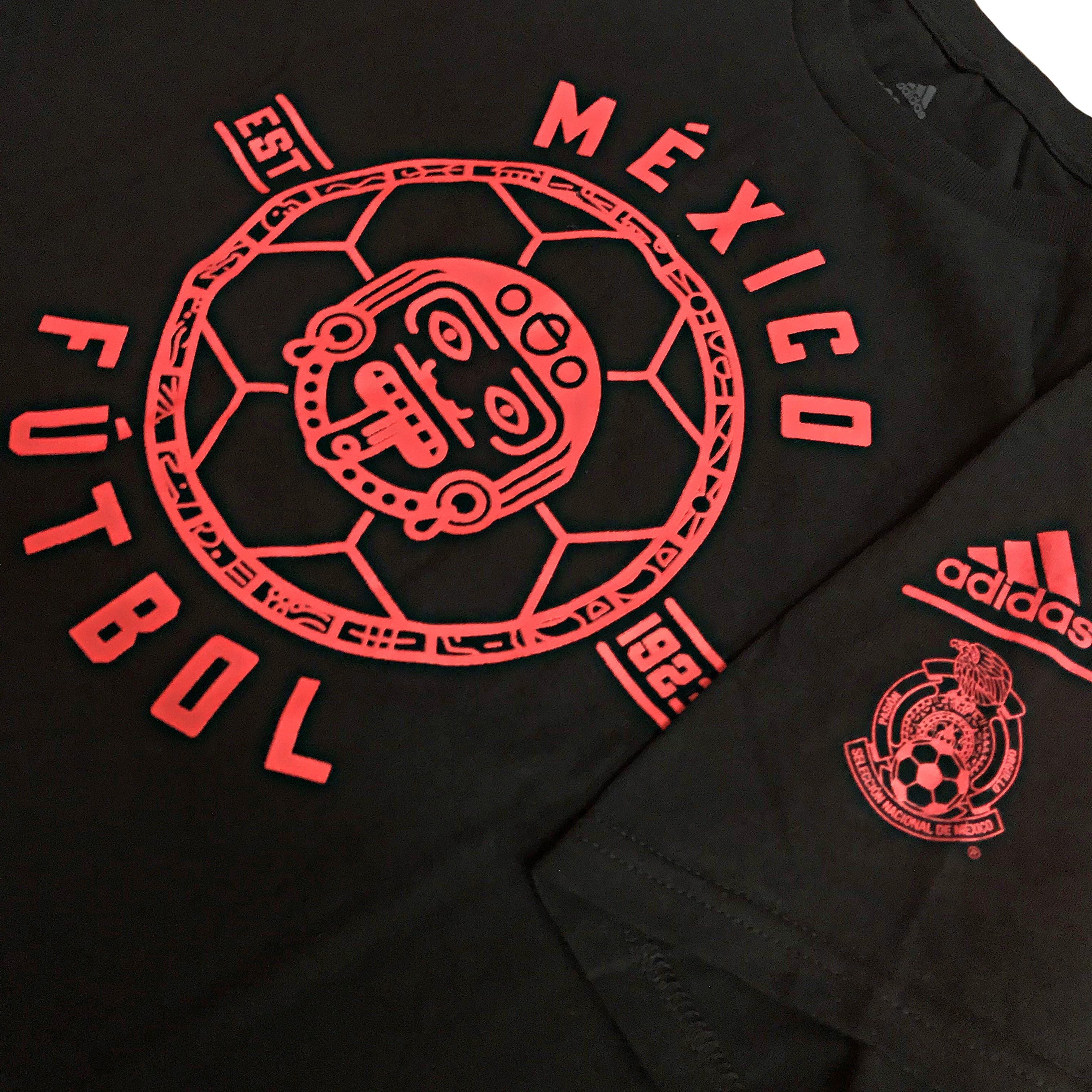 ADIDAS MEXICO LINEAR ICON EST. T-SHIRT-BLACK/RED