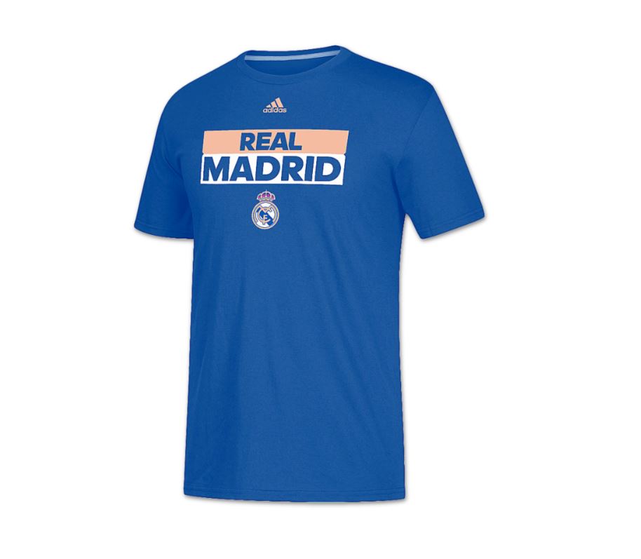 ADIDAS REAL MADRID SS THE GO-TO TEE -ROYAL