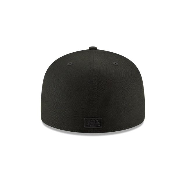 BOSTON RED SOX NEW ERA BLACK ON BLACK 59FIFTY FITTED HAT