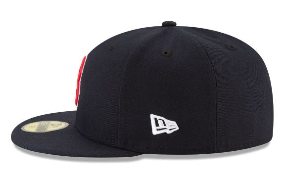 BOSTON RED SOX NEW ERA HOME AUTHENTIC COLLECTION 59FIFTY FITTED-ON-FIELD COLLECTION NAVY-RED