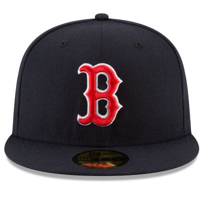 BOSTON RED SOX NEW ERA HOME AUTHENTIC COLLECTION 59FIFTY FITTED-ON-FIELD COLLECTION NAVY-RED