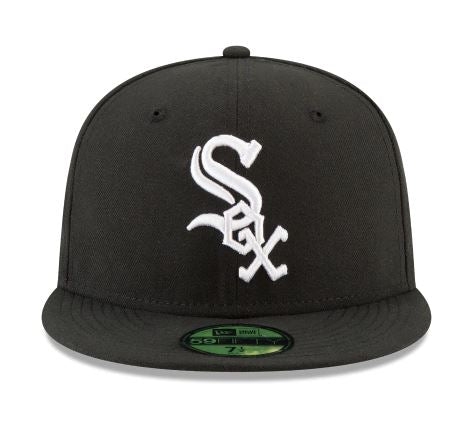 CHICAGO WHITE SOX NEW ERA HOME AUTHENTIC COLLECTION 59FIFTY FITTED-ON-FIELD COLLECTION-BLACK