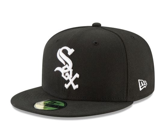 CHICAGO WHITE SOX NEW ERA HOME AUTHENTIC COLLECTION 59FIFTY FITTED-ON-FIELD COLLECTION-BLACK