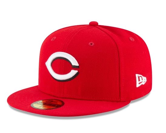 CINCINNATI REDS NEW ERA HOME AUTHENTIC COLLECTION 59FIFTY FITTED-ON-FIELD COLLECTION-RED