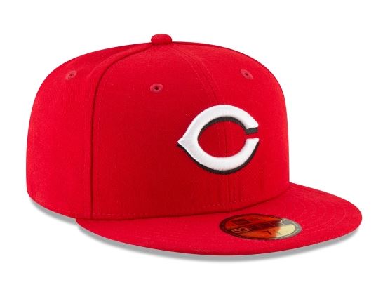 CINCINNATI REDS NEW ERA HOME AUTHENTIC COLLECTION 59FIFTY FITTED-ON-FIELD COLLECTION-RED