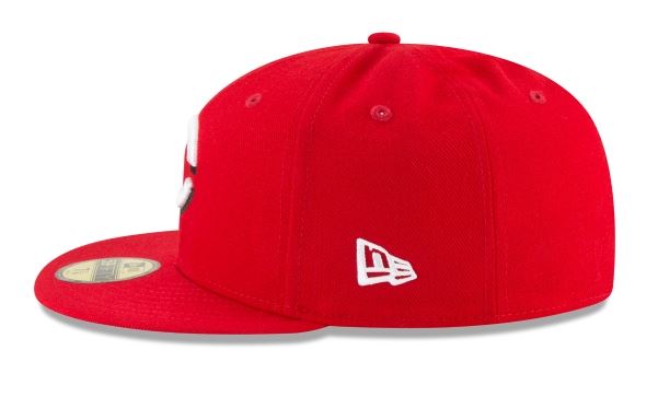 CINCINNATI REDS NEW ERA HOME AUTHENTIC COLLECTION 59FIFTY FITTED-ON-FIELD COLLECTION-RED