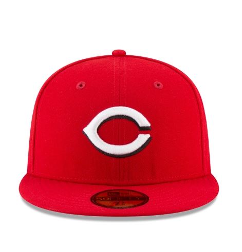 CINCINNATI REDS NEW ERA HOME AUTHENTIC COLLECTION 59FIFTY FITTED-ON-FIELD COLLECTION-RED