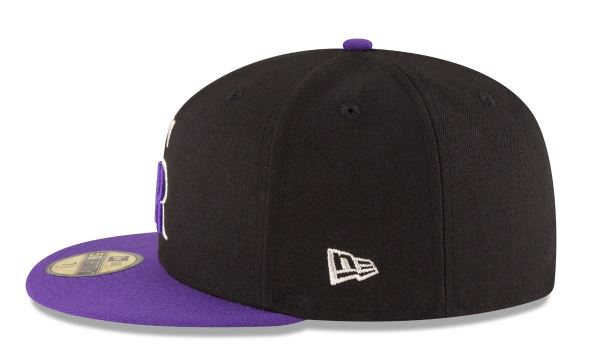 New Era Colorado Rockies Home Authentic Collection 59fifty Fitted On Field Collection-Black